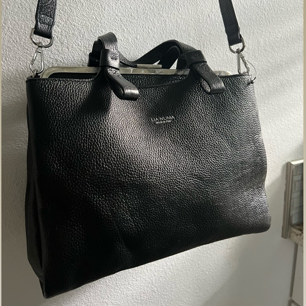 Lia Numa Leather Crossbody Purse